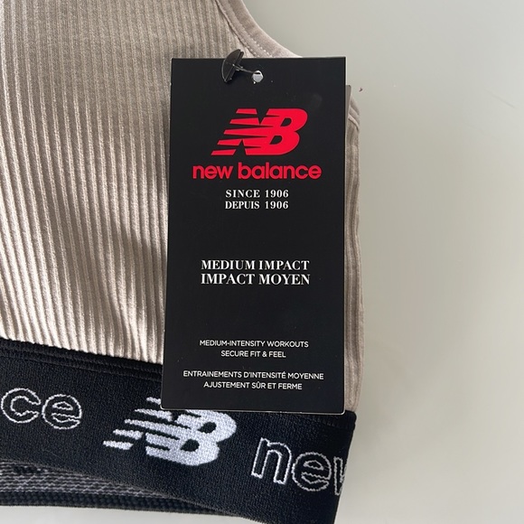 NWT NEW BALANCE NB SPORTS BRA SIZE XL WORKOUT GYM WEAR - Picture 4 of 5